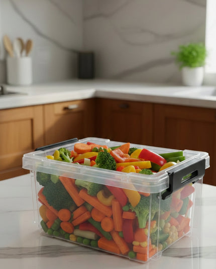 4-Pc Clear Stackable Square Storage Container