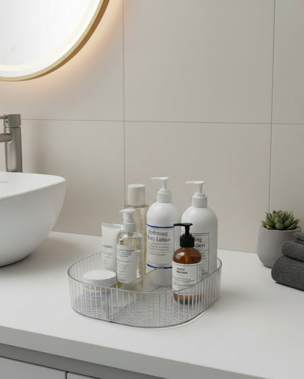 2-Pc Shallow Bathroom Organiser