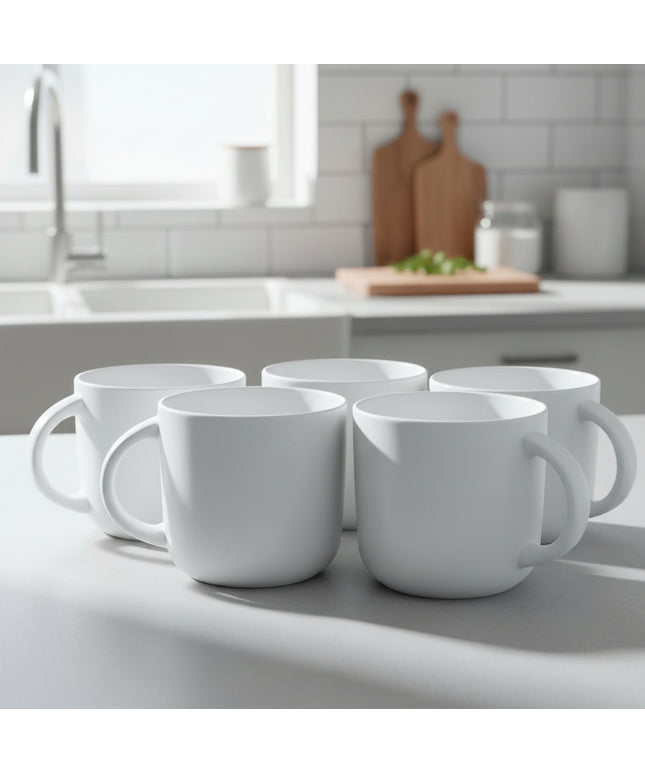 6 pcs Moonlight Color Glaze Ceramic Cup
