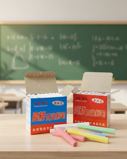 48-Pack High-Grade Dustless Chalk