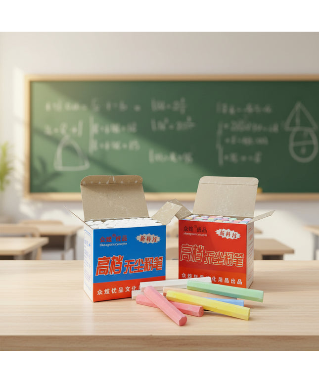 48-Pack High-Grade Dustless Chalk