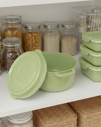 2-Pc Enamel-Look Food Storage Container