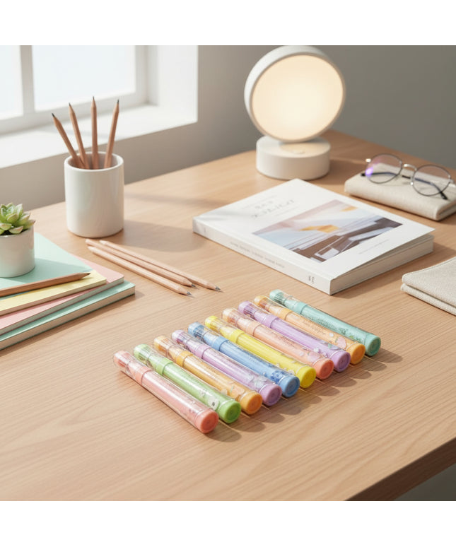 10-Pc Fluorescent/ Fruit Highlighter