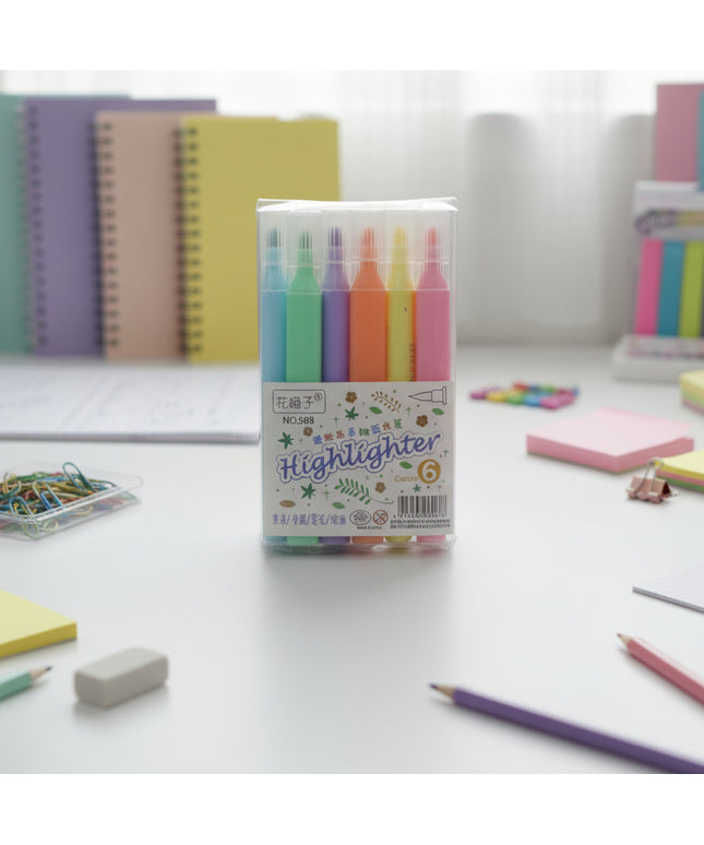 Candy Color Highlighters (6-Pack)
