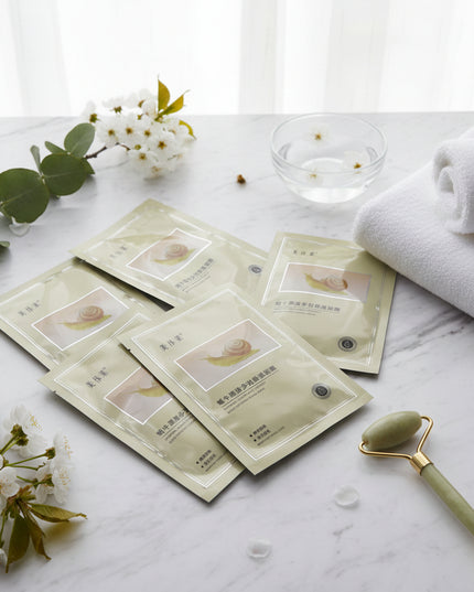 Meiyalai Snail Multi-Effect Moisturizing Face Mask (35ml * 10-Pc)