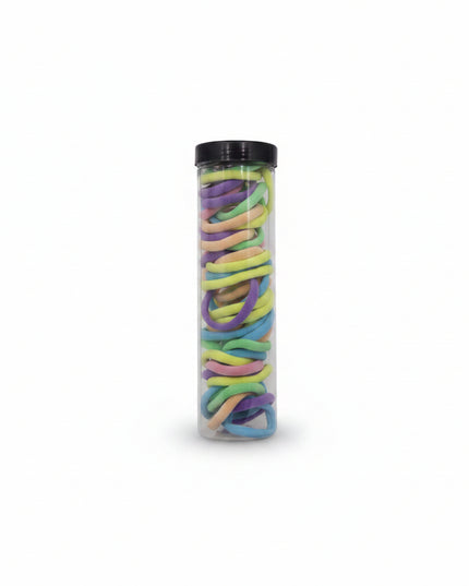 50-Pack Multicolour Ponytail Holders