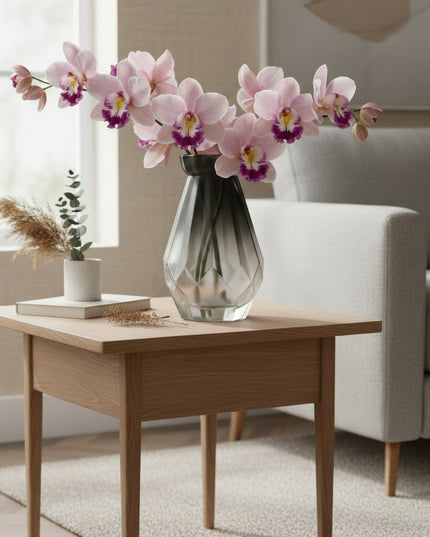 Diamond Frosted Flower Vase