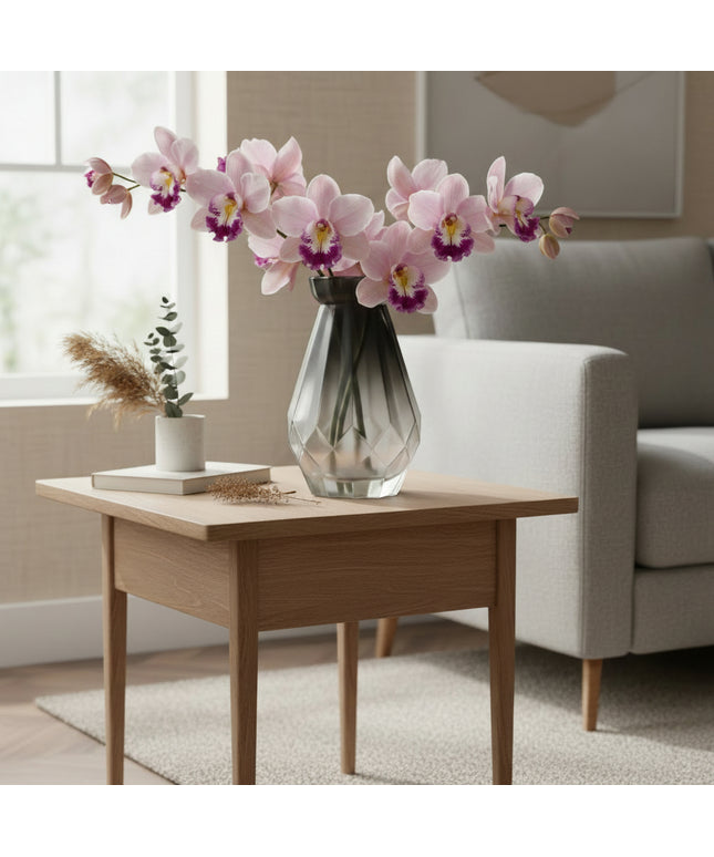 Diamond Frosted Flower Vase