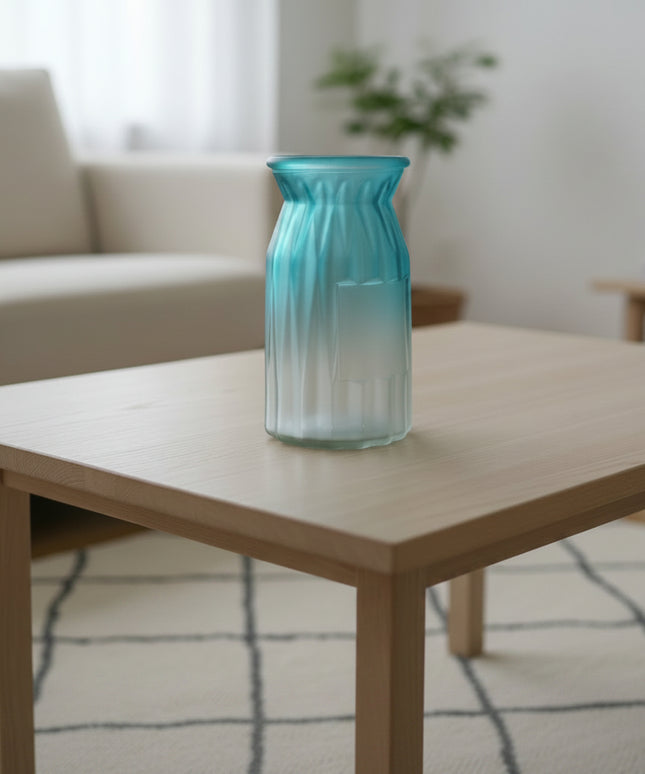 Frosted Ombre Flower Vase