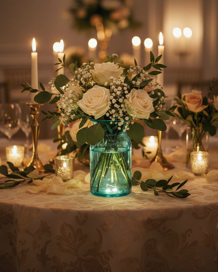 Frosted Ombre Flower Vase