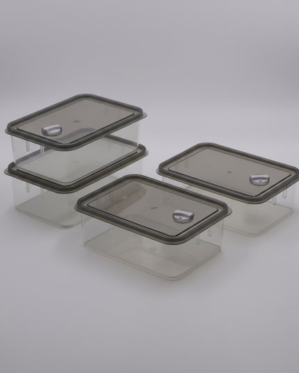 4-Pc Quartet Rectangular Food Storage