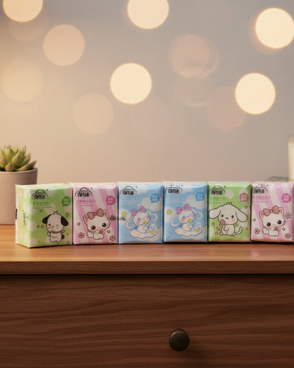 Cute Cartoon Pocket Tissue (10-Pack)