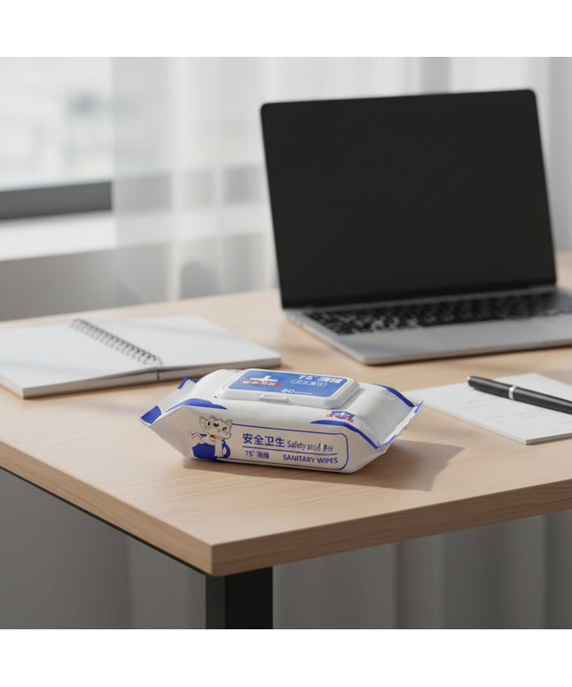 4-Pack Hygienic Alcohol Wipes (60-Pcs)