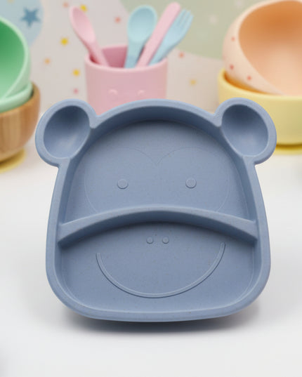 Bear Face-Shaped Children's Plate