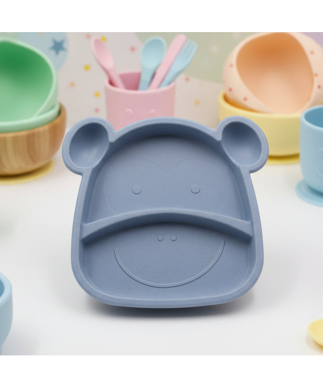 Bear Face-Shaped Children's Plate