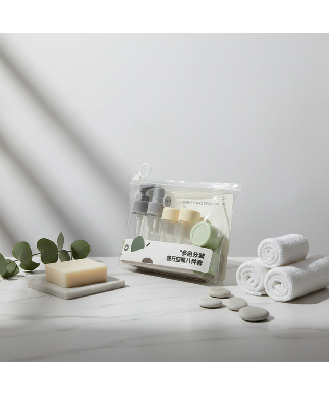 8-Pc Decanting Travel Containers