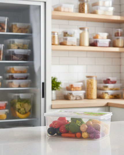 4-Pc Rectangular Refrigerator Storage Container
