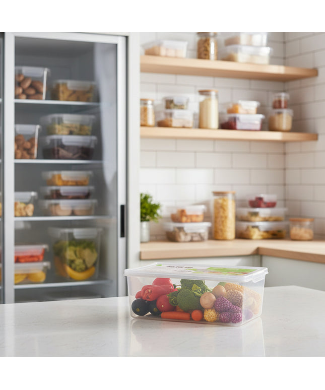 4-Pc Rectangular Refrigerator Storage Container
