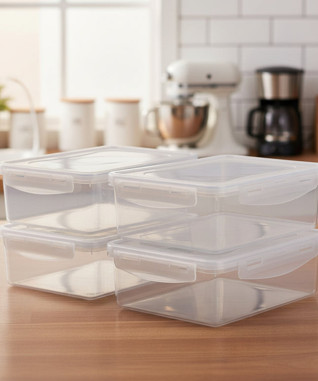 4-Pc Clasps Food Storage Container
