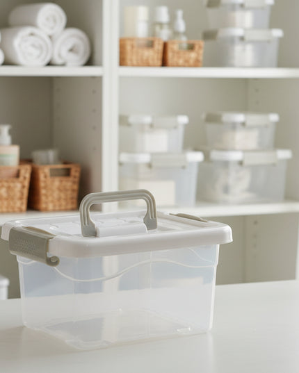 2-Pc Storage Container With Handle