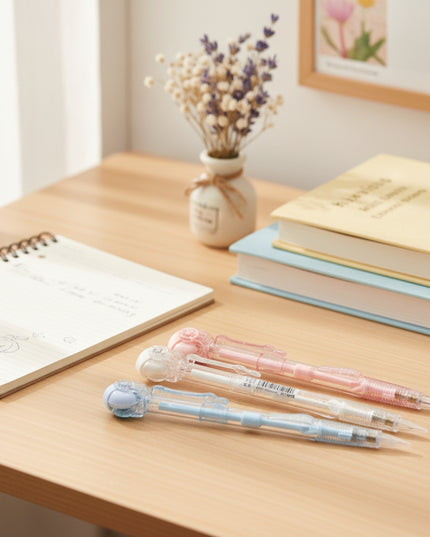3-Pc Mechanical Pencil (0.7) With Eraser Head