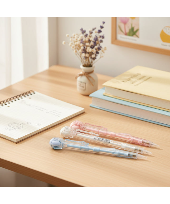 3-Pc Mechanical Pencil (0.7) With Eraser Head