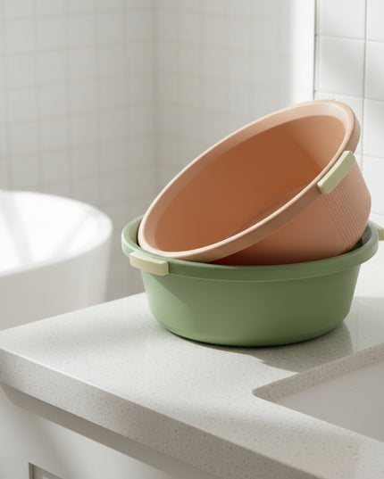 2-Pc Binaural Striped Basin