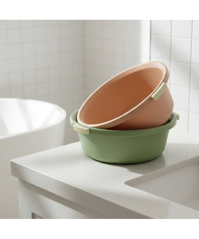 2-Pc Binaural Striped Basin