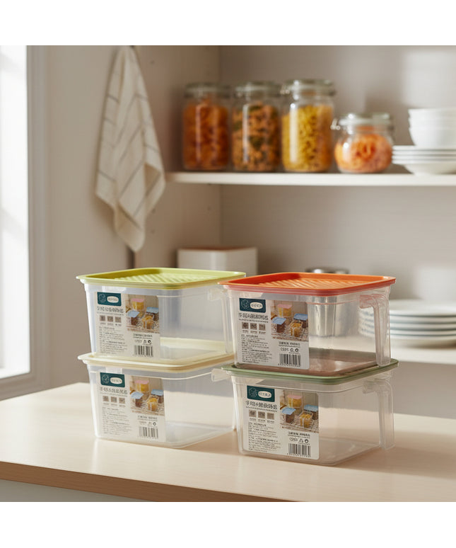 4-Pc Handled Food Storage Containers