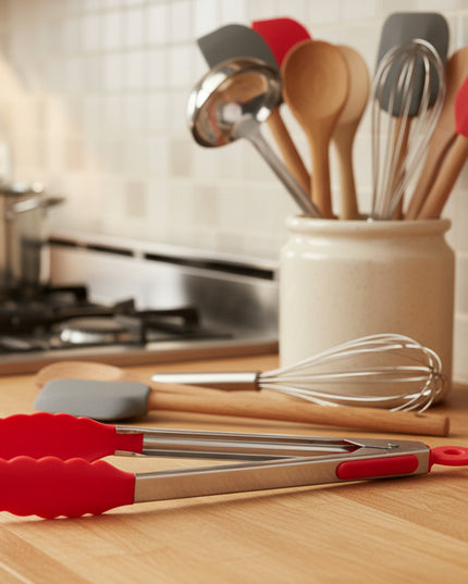 9-Inch Silicone Food Tong