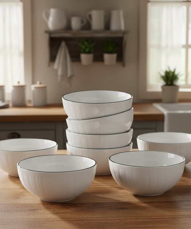 4-Pc 8-inch Pumpkin Bowl