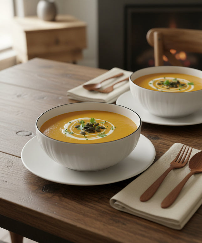 4-Pc 8-inch Pumpkin Bowl