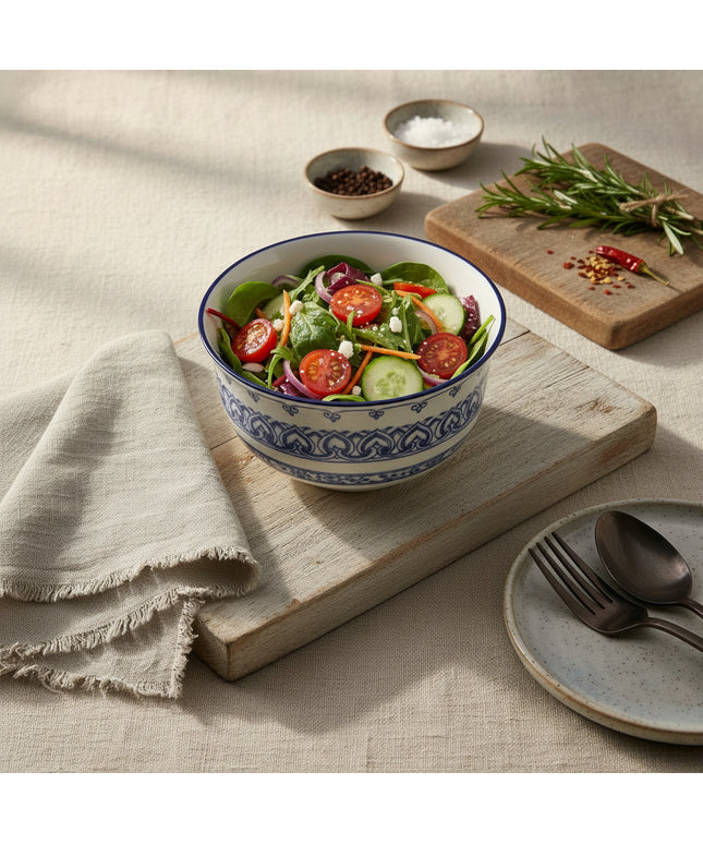 6-Pc Printed 5.2-inch Serving Bowl