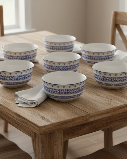 6-Pc Printed 5.2-inch Serving Bowl