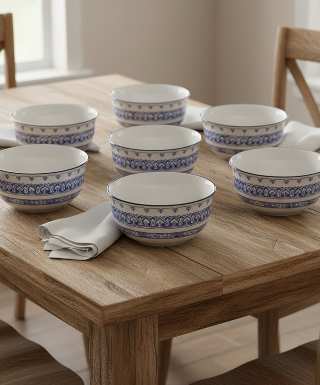 6-Pc Printed 5.2-inch Serving Bowl