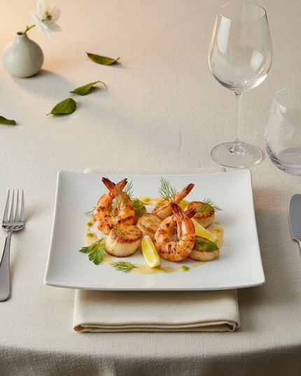 6-Pc Rectangular Side Plate