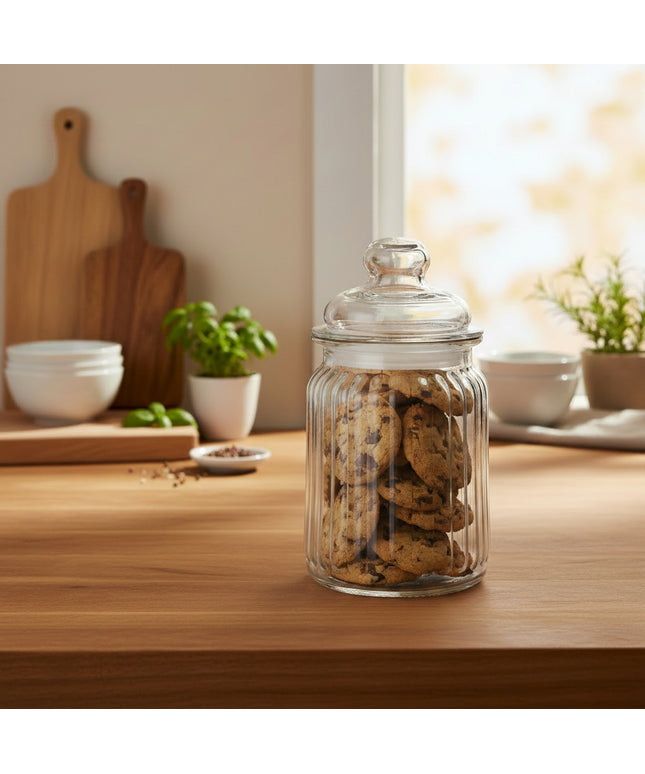 3-Pc Glass Jar (15*7.5cm)