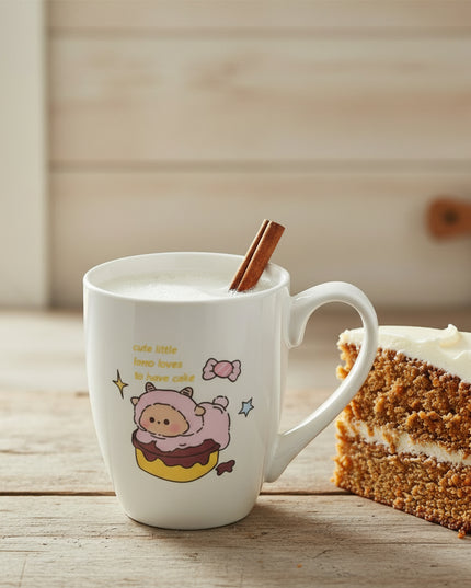 6-Pc Cake Bear Ceramic Cup