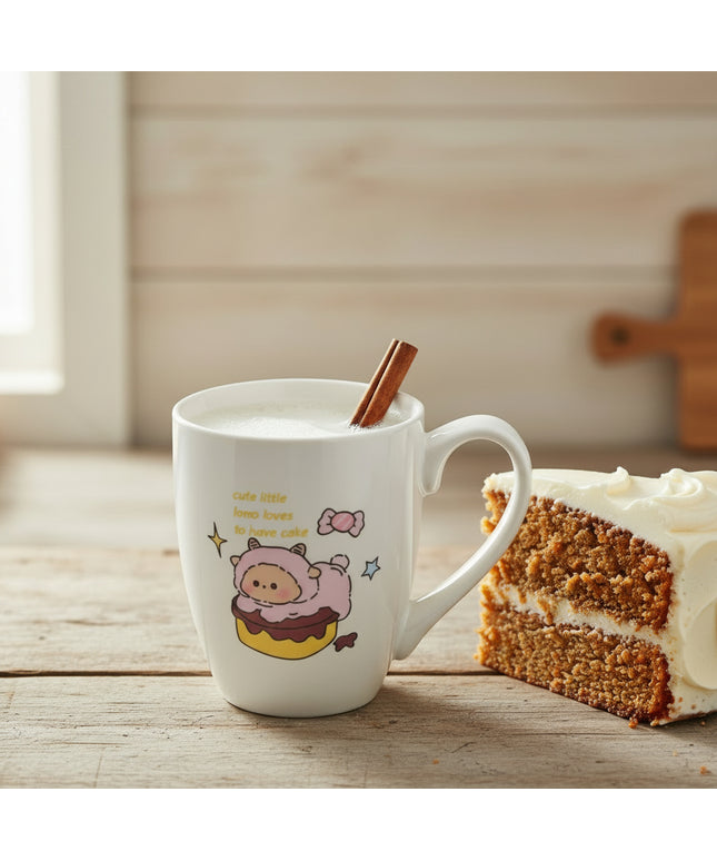 6-Pc Cake Bear Ceramic Cup