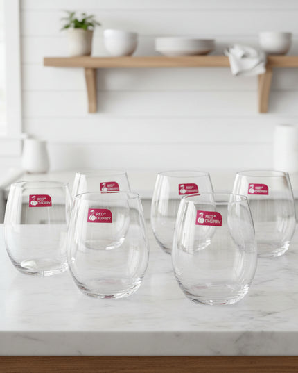 6-Pc Red Cherry Tumbler