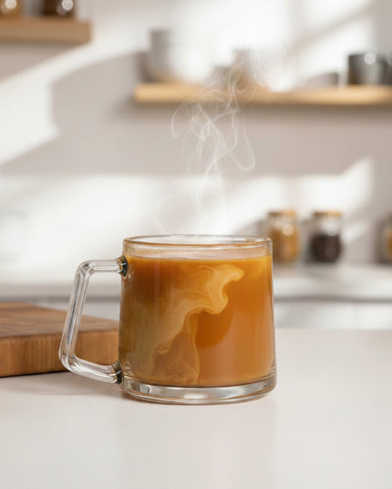 6-Pc Deli Glass Handle Cup