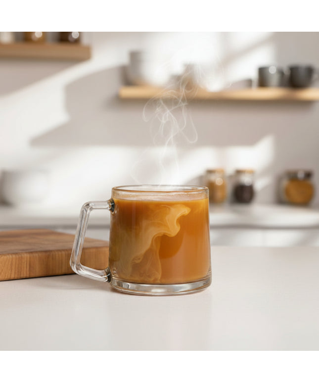 6-Pc Deli Glass Handle Cup