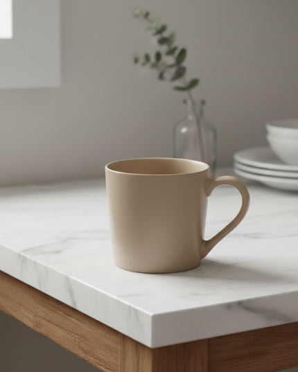 6-Pc Matte Color Glaze Ceramic Cup