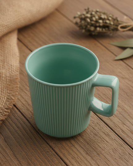 6-Pc Pattern Color Glaze Ceramic Cup