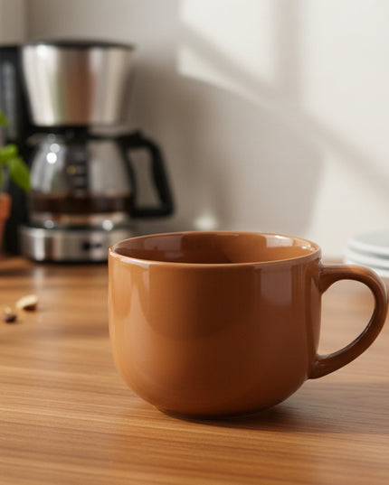 6-Pc Color Glaze Ceramic Cup