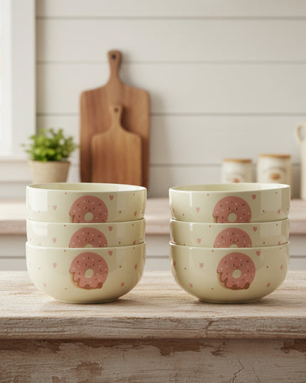6-Pc Ice-Cream Bowl (Donut)