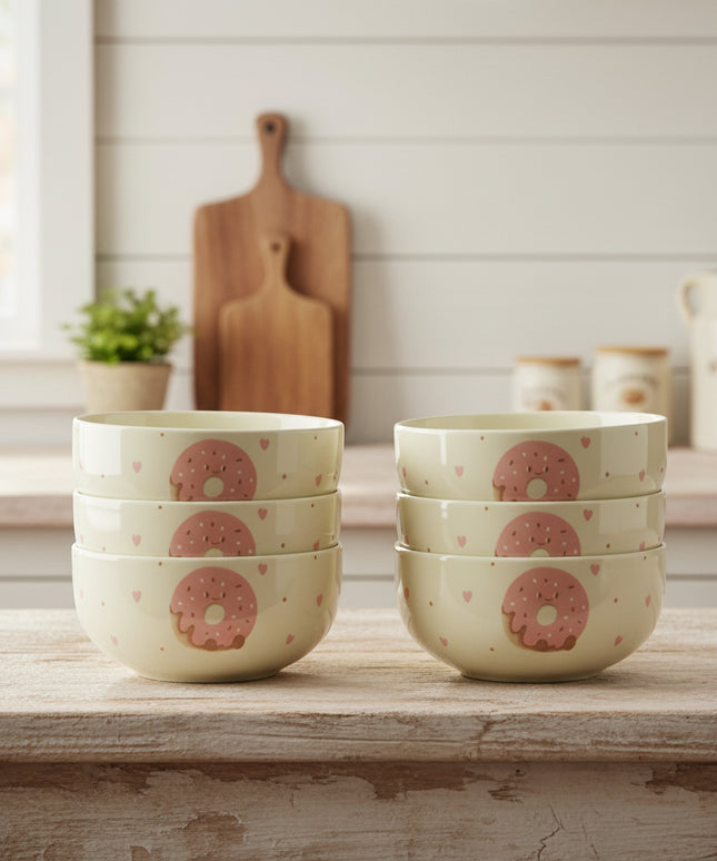 6-Pc Ice-Cream Bowl (Donut)