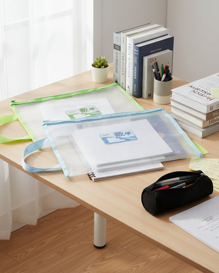 Mesh Document Bag With Handle