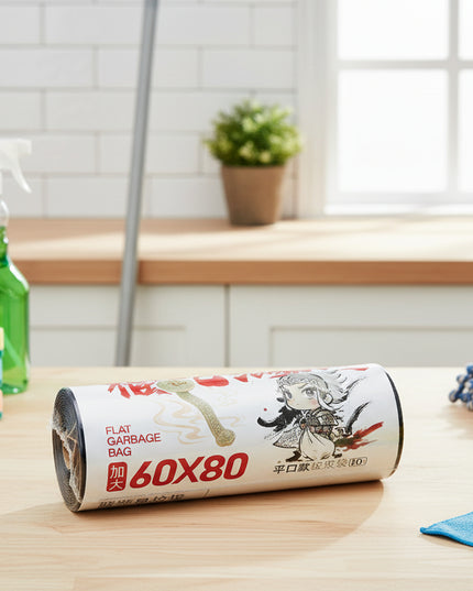 4 Pc Large Garbage Bags (Black/10 60*80)
