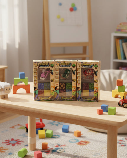 Magnetic Block Building Blocks